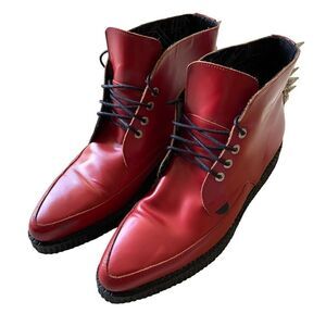 Undeground Red Boots Made in England Size 11